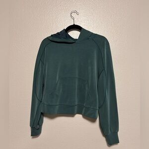 Lululemon, size 8, softstream hoodie, teal green